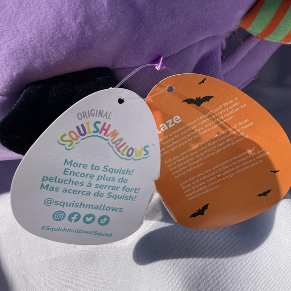 Blaze Halloween Treat Pail Squishmallow - Picture 5 of 5